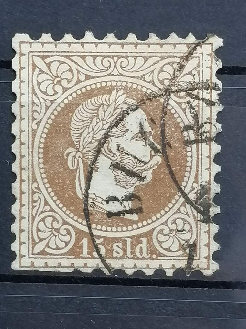 1867 Magyar Posta Romániában 15 slb Bucarestbélyegzéssel ( katalógus ár : 60 000 Ft )
