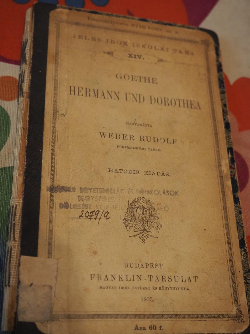 Goethe: Hermann und Dorothea