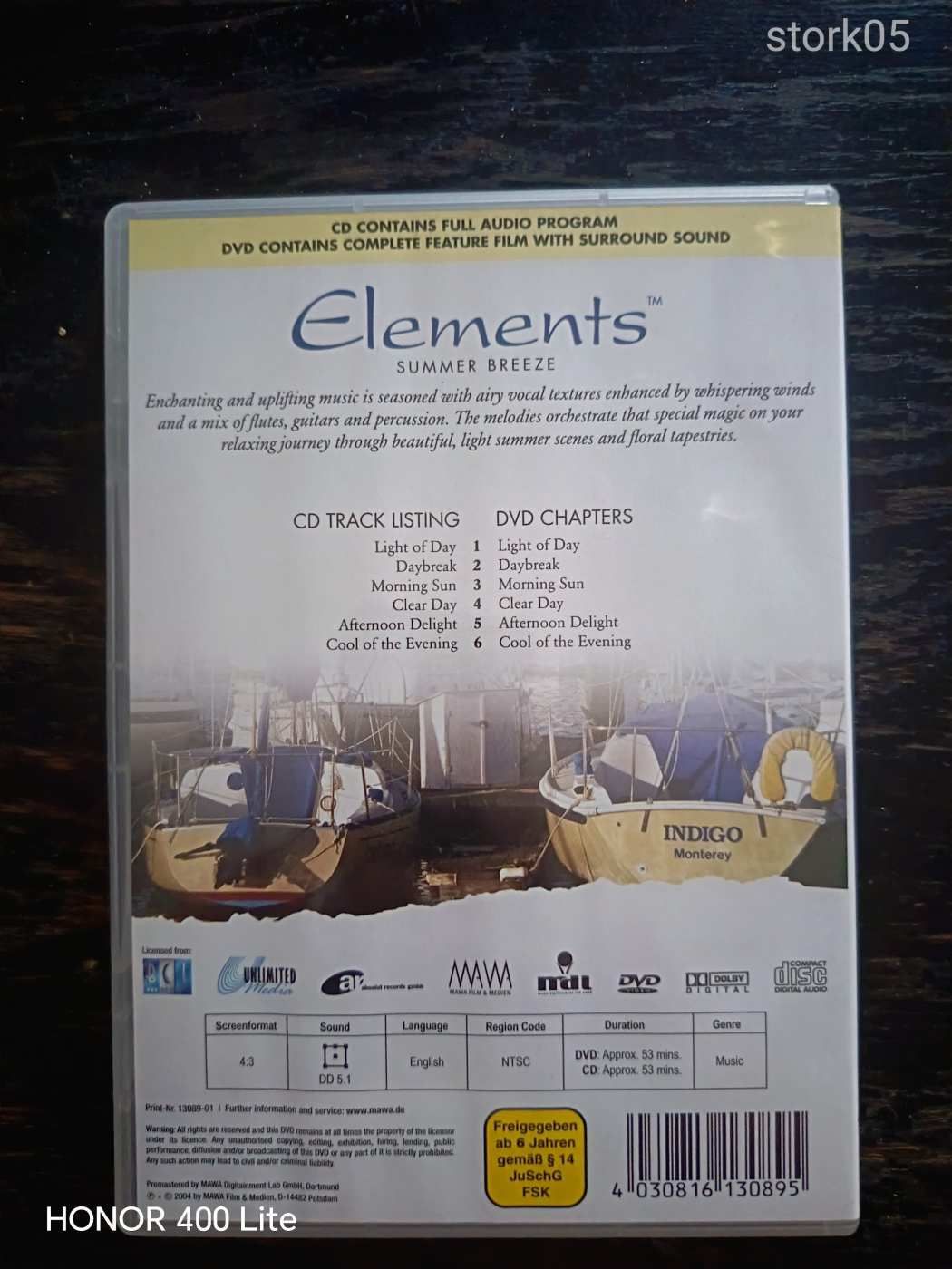 Elements Summer Breeze DVD + CD Bontott, karcmentes
