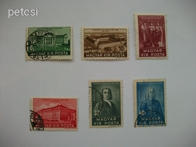 Magyar bélyeg / bélyegsor Debrecen 1938 2.