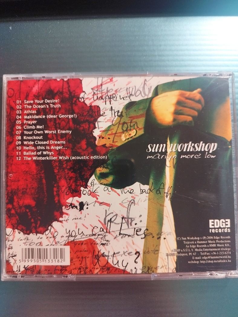 SUN WORKSHOP - MARILYN MORE LOW               (2006)         CD