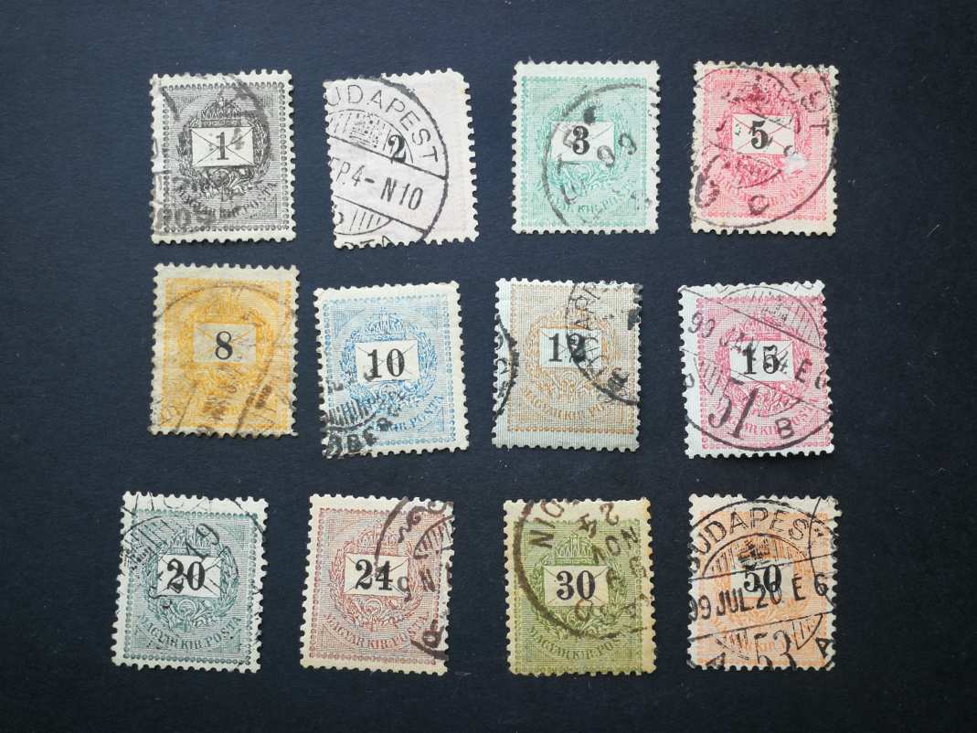 Magyarország 1898 Feketeszámú krajcáros E12: 11 3/4 D