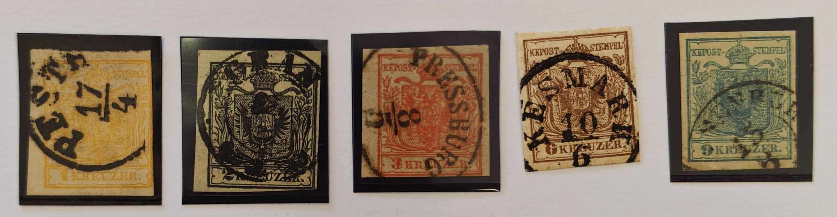 1850 Könyvnyomat Teljes Bélyegsor!!!