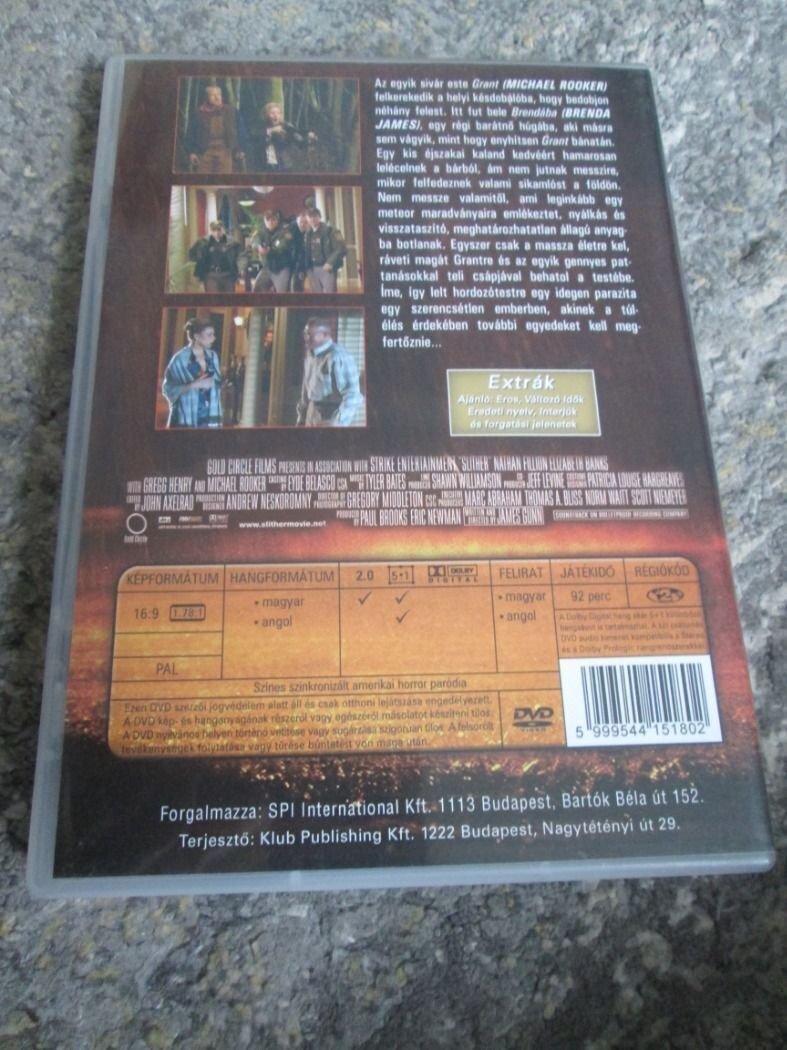Slither - Féltél már nevetve? DVD - Vatera.hu