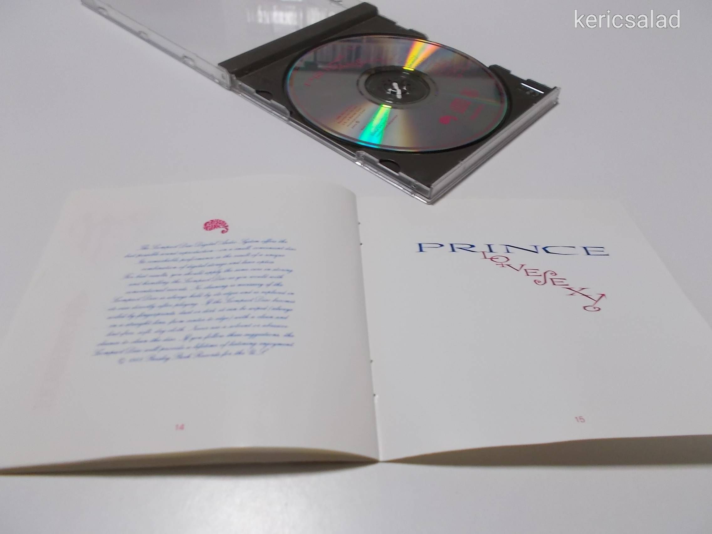 Prince: Lovesexy cd 1988