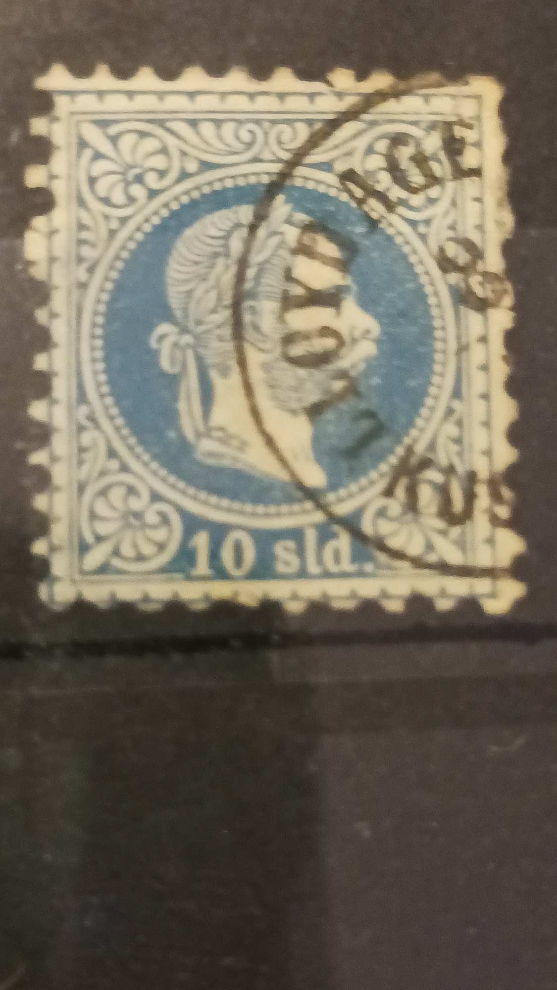 1867. Könyvnyomat Ferenc József 10 soldi