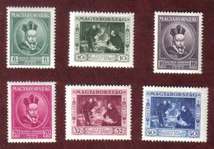 1935. Pázmány Péter ** teljes sor - Postatiszta, falcmentes, szép bélyegek