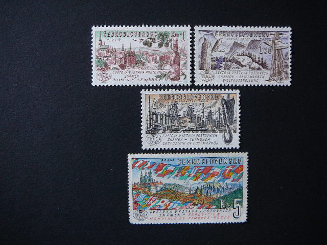 Csehszlovák postatiszta bélyegsor