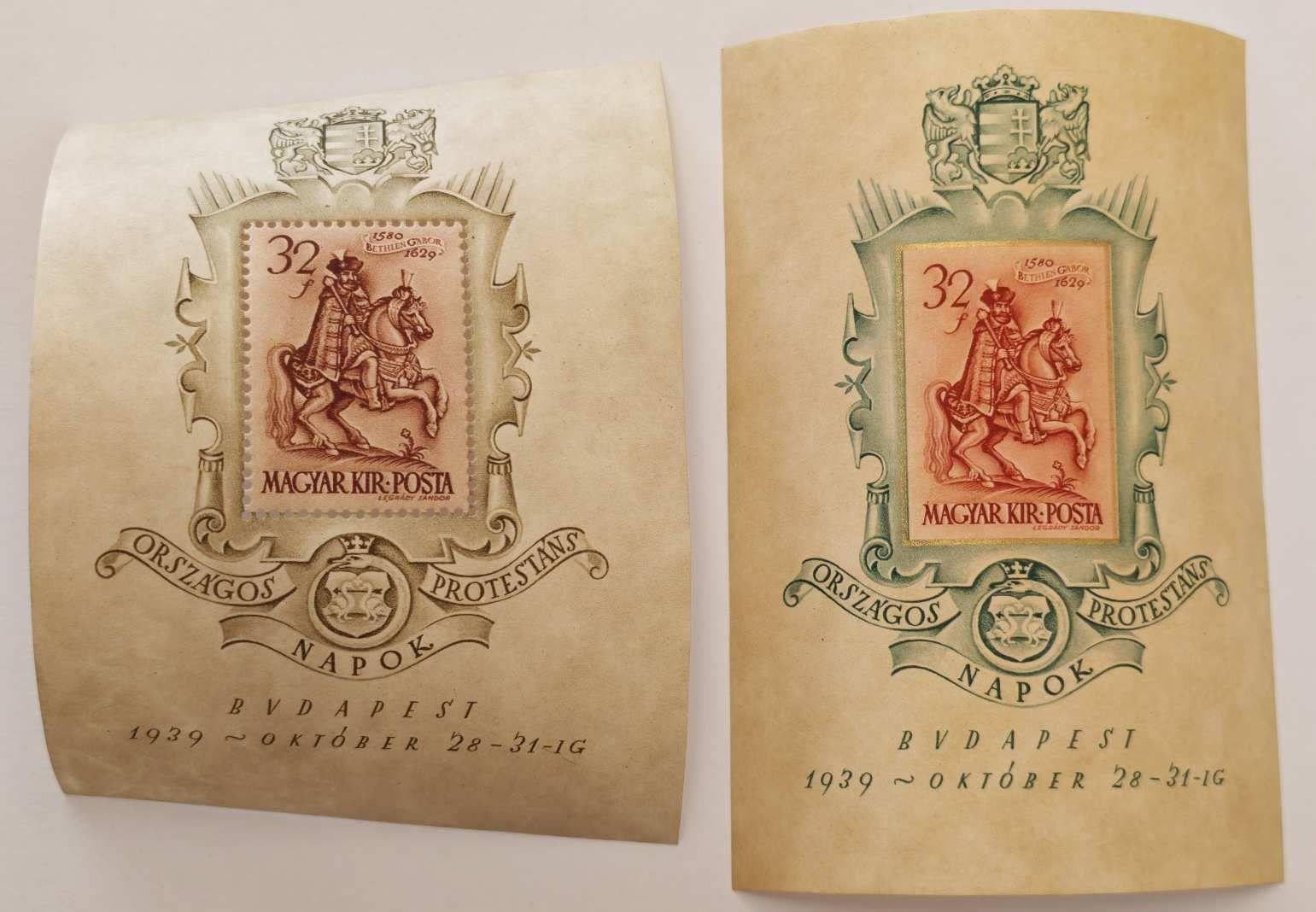 1939 Bethlen-Blokkpár Bélyeg Pár (**)!