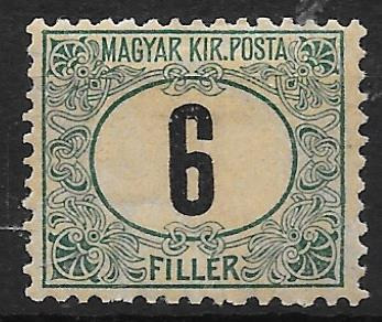 1903 Zöldportó 6 f falcnyomos