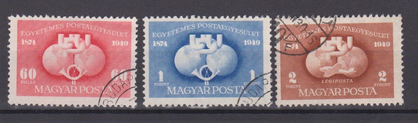 UPU bélyegzett sor 1949