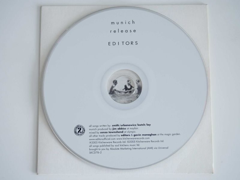 Editors - Munich - angol maxi CD