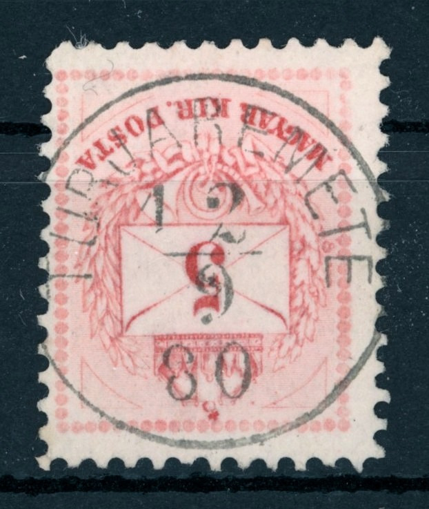 1874 krajcáros 11,5 fog / TURJA-REMETE bélyegzés Ung / Ukraine Gudlin 80 pont (e76)