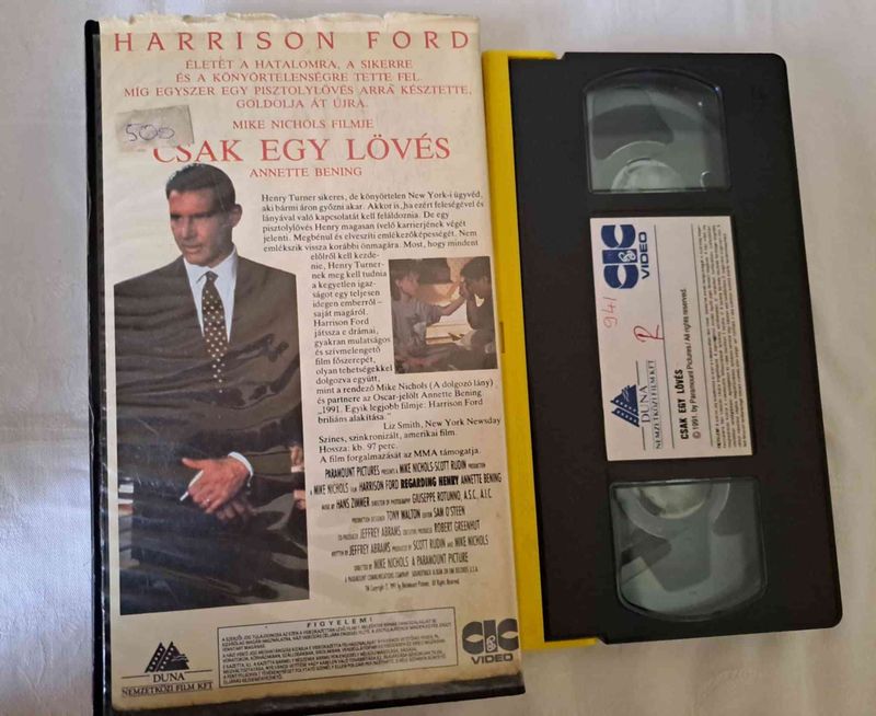 Csak egy lövés VHS - Harrison Ford