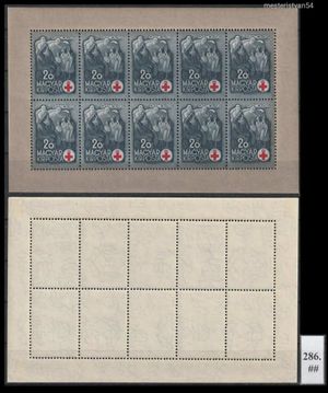 1942.Vöröskereszt (I.)-Nr:726 Kisív** ##-286