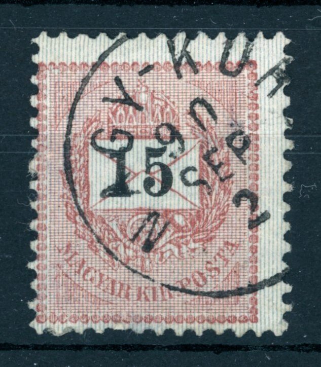 1889 krajcáros NAGY-KÜRÜ bélyegzés Jász-Nagykun-Szolnok Gudlin E3.20 / 60 pont (e62)