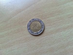 Mexikó 2 Pesos 1998 $