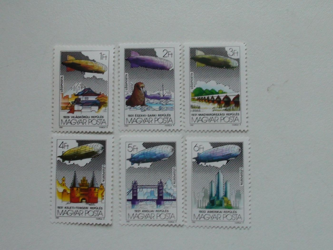 REPÜLÉS 1981. LÉGIPOSTA. 1929 VILÁGKÖRÜLI REPÜLÉS, 1931 ÉSZAKI-SARKI REPÜLÉS, ...
