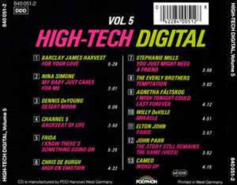 High Tech Digital Vol 5 - válogatás CD