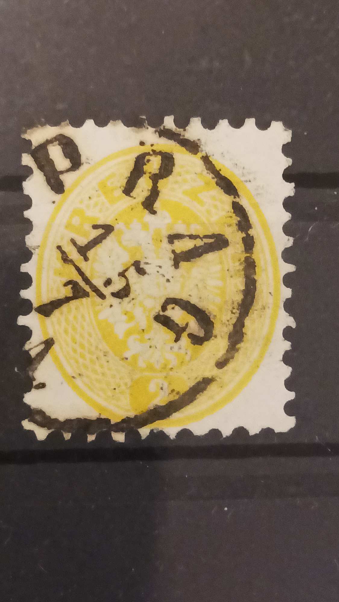 1863-64 Könyvnyomat dombornyomással 2 kr