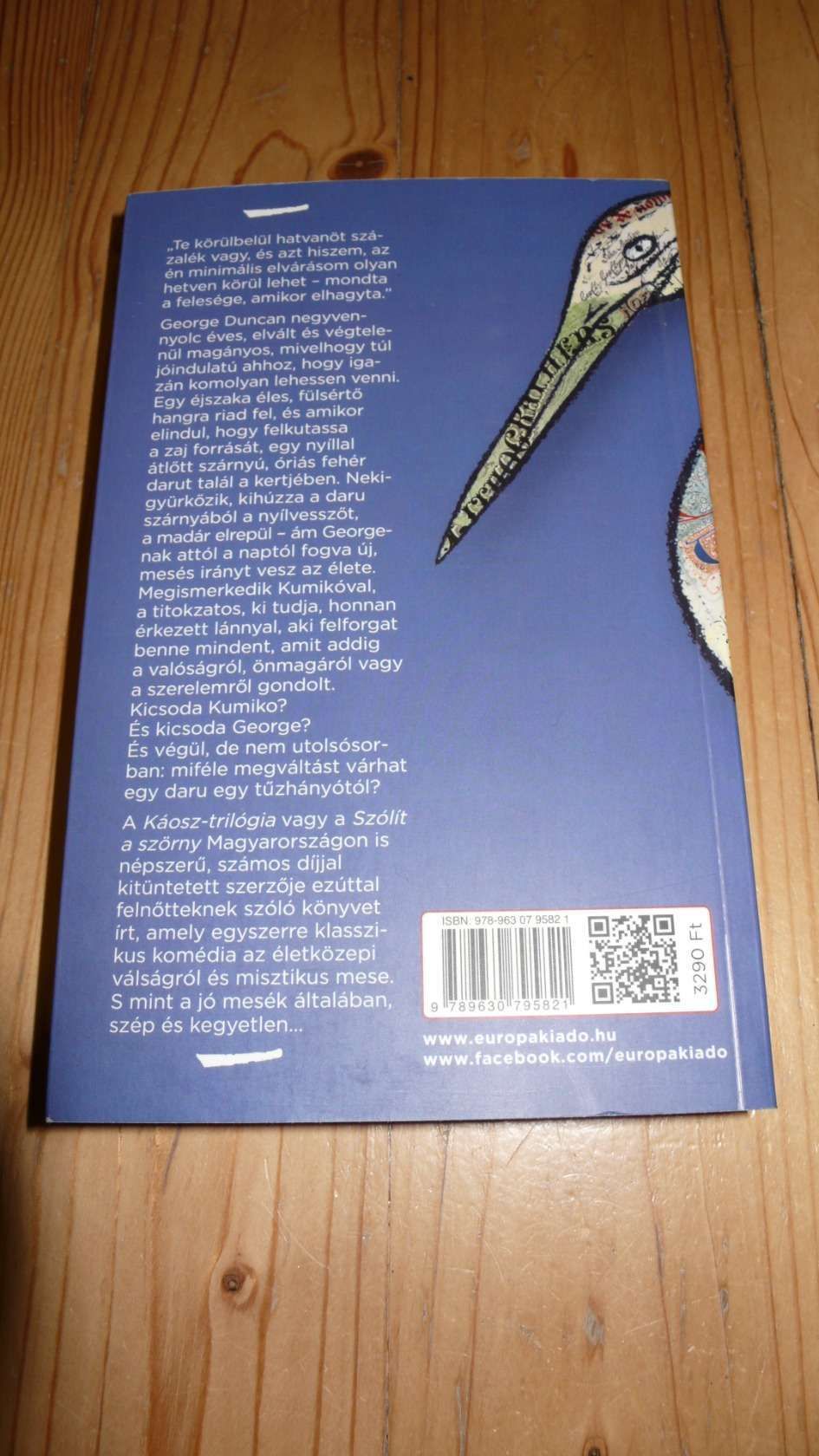 Dedikált !! Patrick Ness: A daruasszony