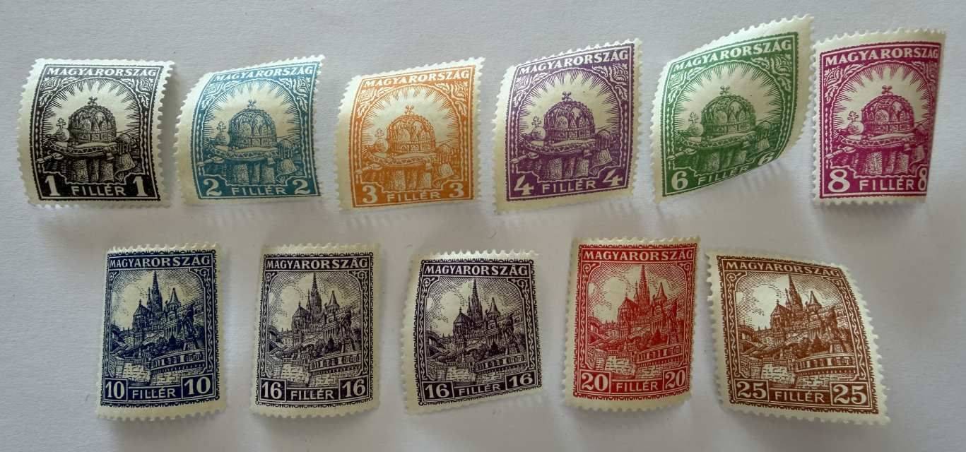 1926 Pengő-Fillér (I.) B Teljes Sor (**)