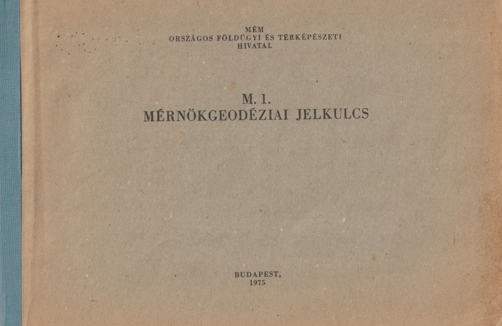 Mérnökgeodéziai jelkulcs