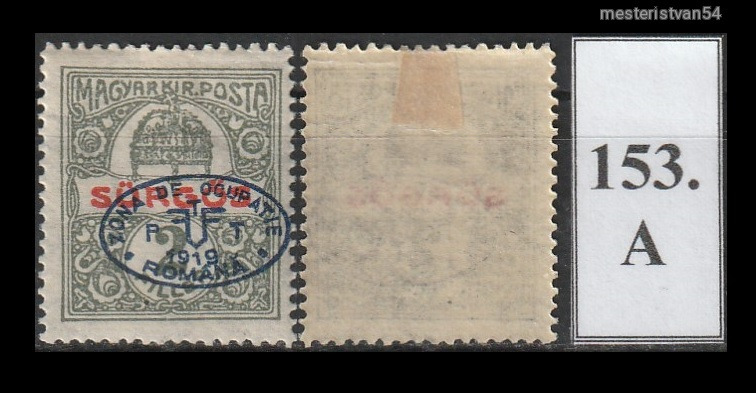 1919.Debrecen -Román megszállás (II.) November 21. A-153