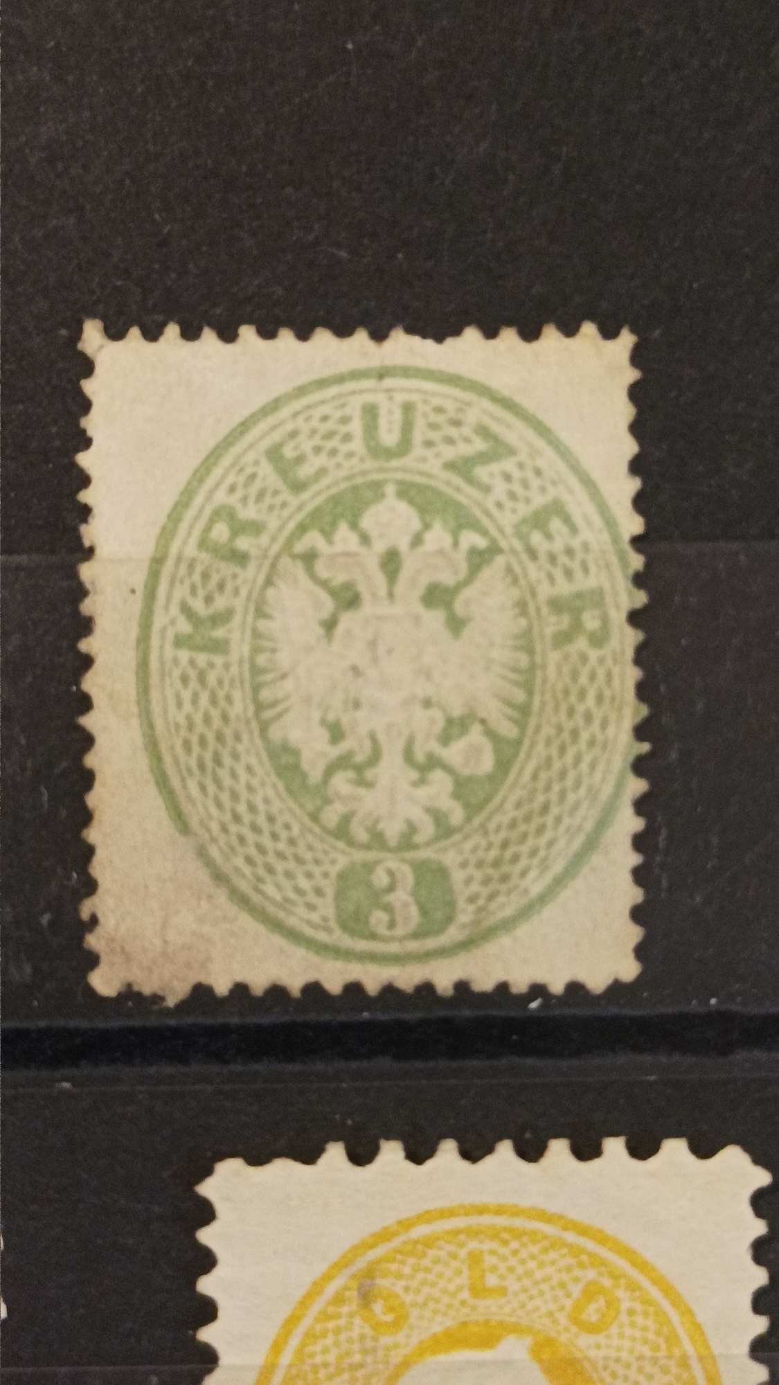 1863 Könyvnyomat dombornyomással 3 kr