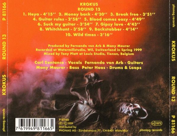 Krokus - Round 13 CD