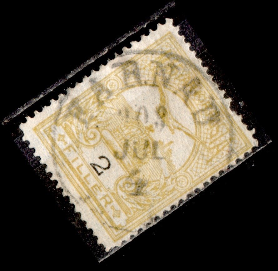 1904 turul FARNAD / ESZTERG. M. bélyegzés Felvidék Slovakia Gudlin E3.62 / 50 pont (b84)
