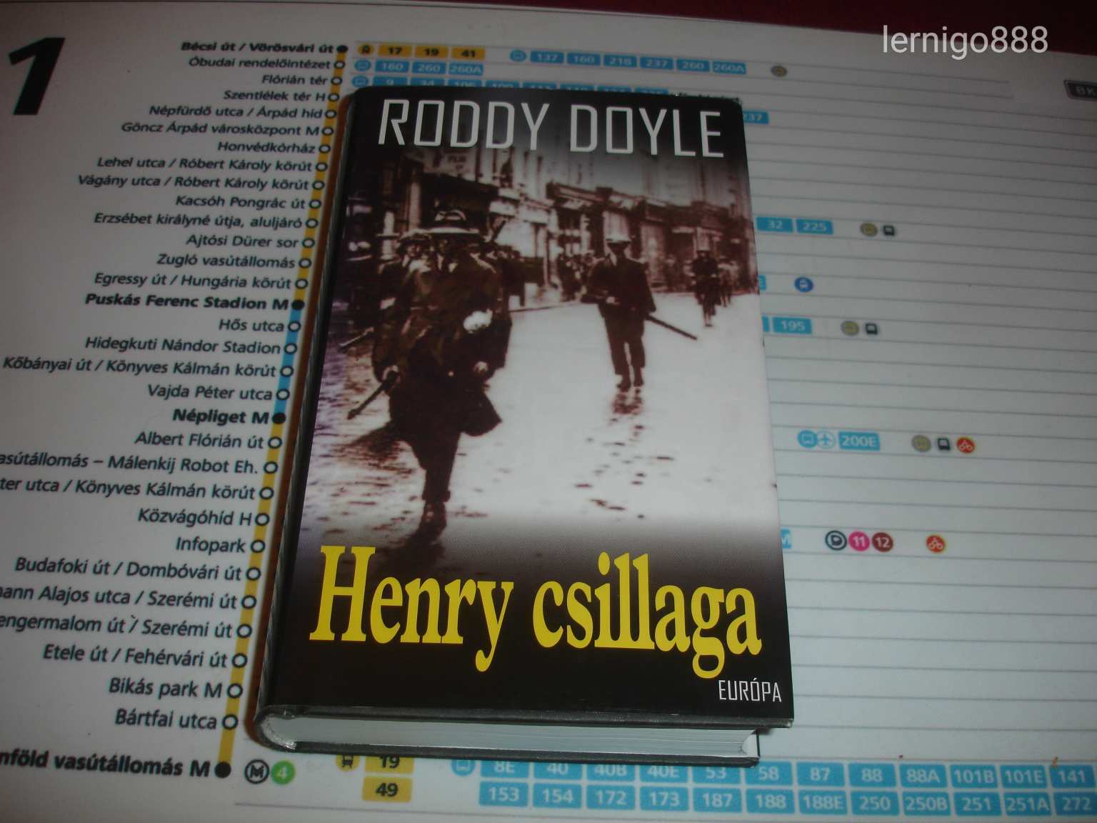 RODDY DOYLE HENRY CSILLAGA