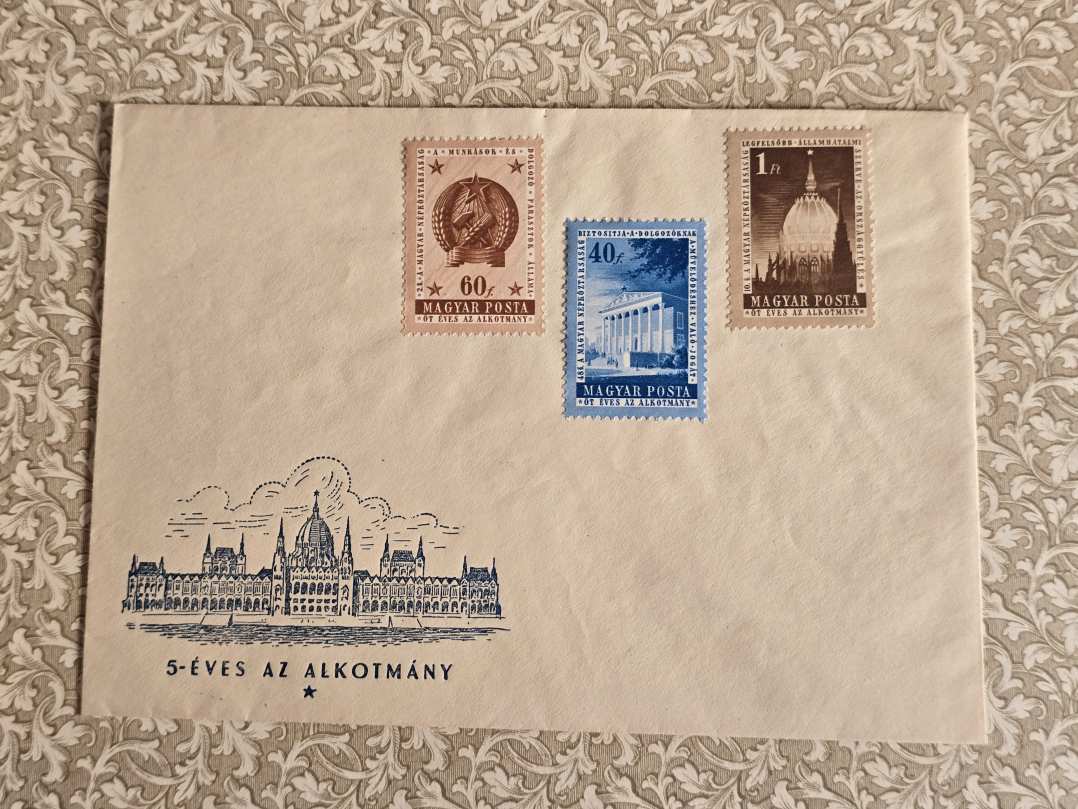 5 éves az Alkotmány 1950 FDC
