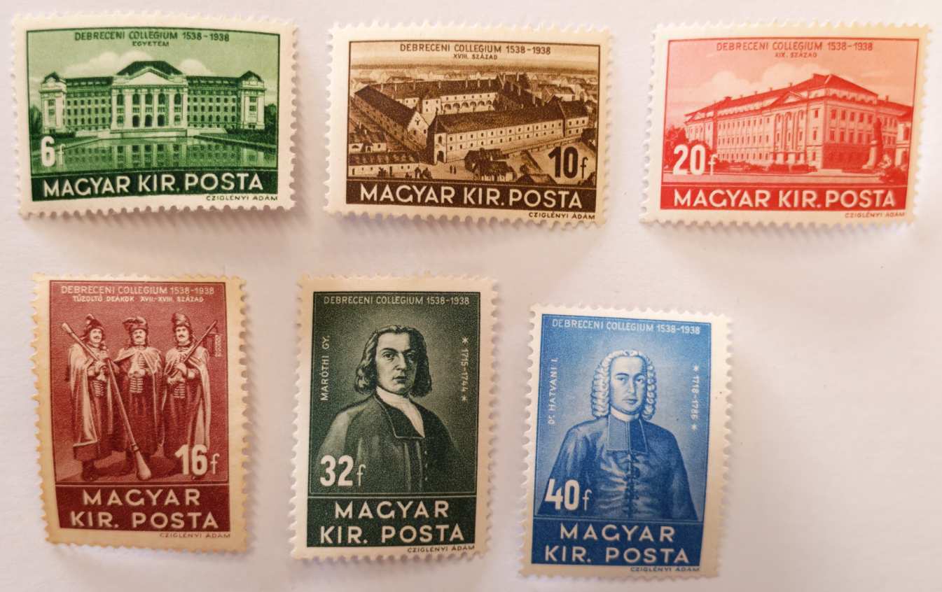 1938 Debrecen Teljes Bélyegsor (**)!