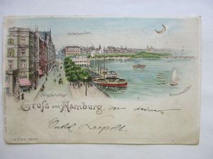 !!!1899. Hamburg litho lap  4)