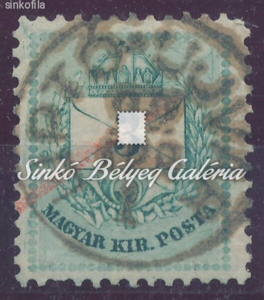1881. Színesszámú krajcáros 3kr, LIPTÓ-ÚJVÁR