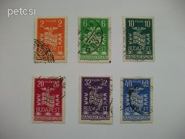 Magyar bélyeg / bélyegsor vásár 1937 3.