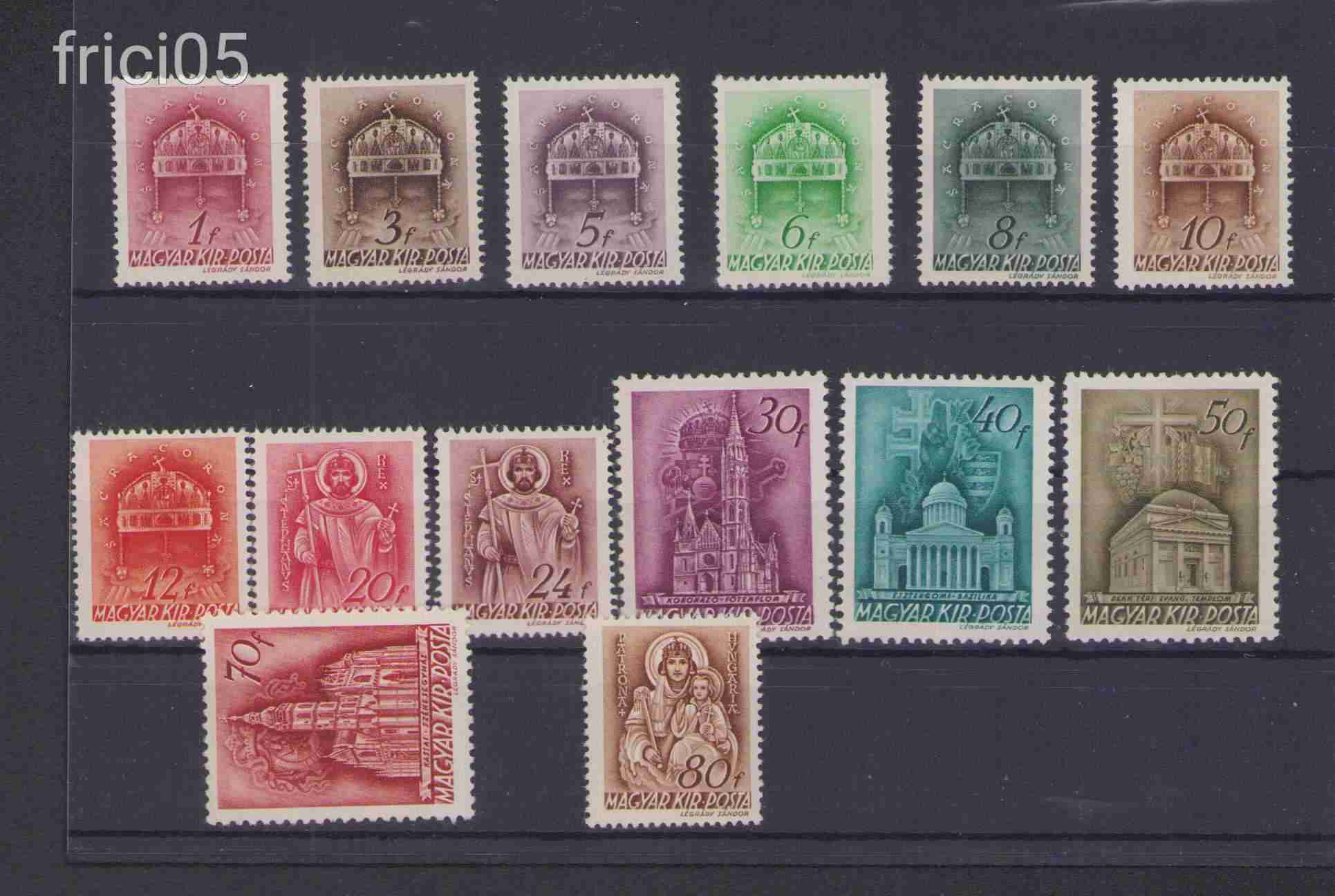 1941, Templom II., postatiszta falcos sor