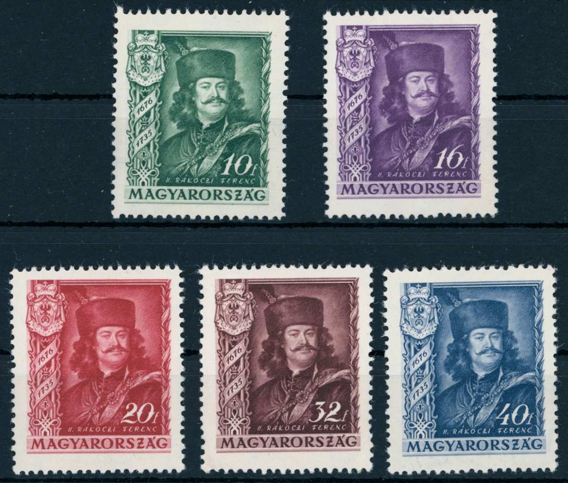 1936 RÁKÓCZI FERENC postatiszta * sor  MPIK 1.800 ft (e49)