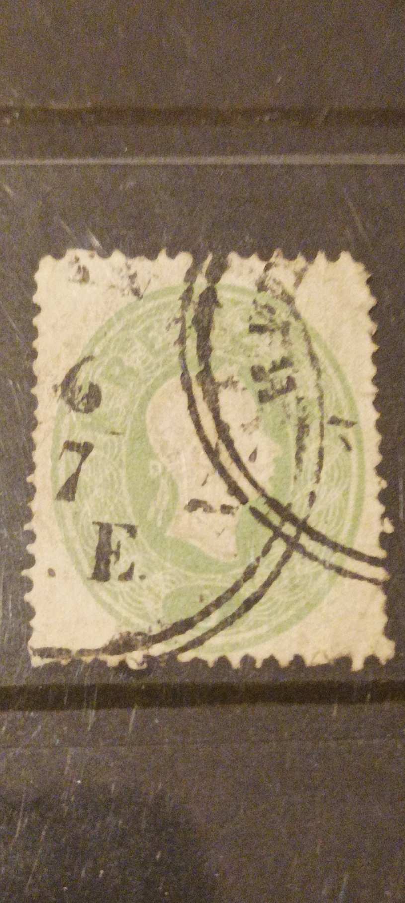 1860/61. 3 kr könyvnyomat dombornyomással