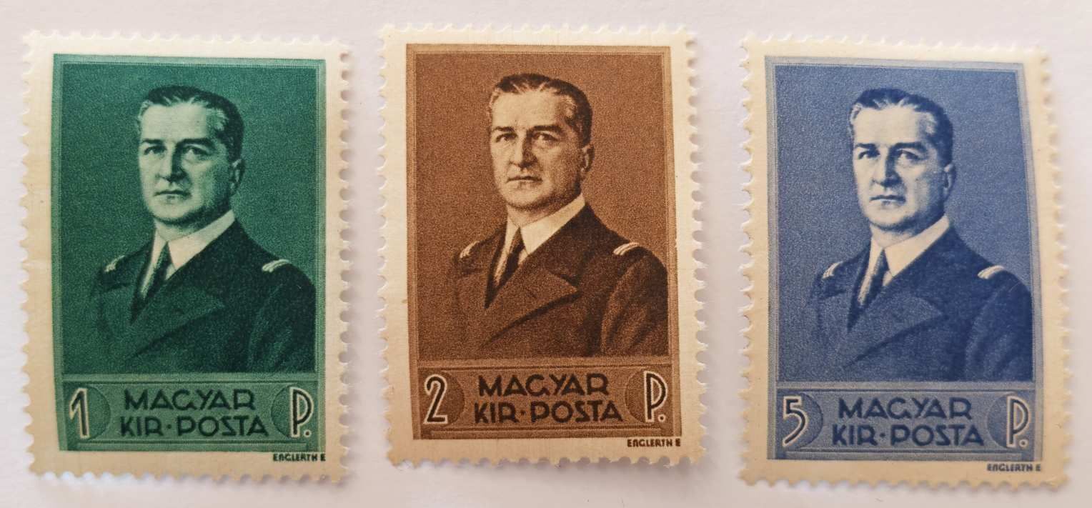 1938 Kormányzói Arcképsor (I.) Teljes Bélyegsor (**)!
