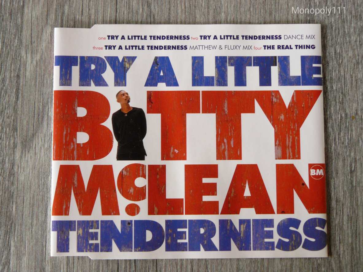 Bitty Mclean - Try A Little Tenderness maxi CD