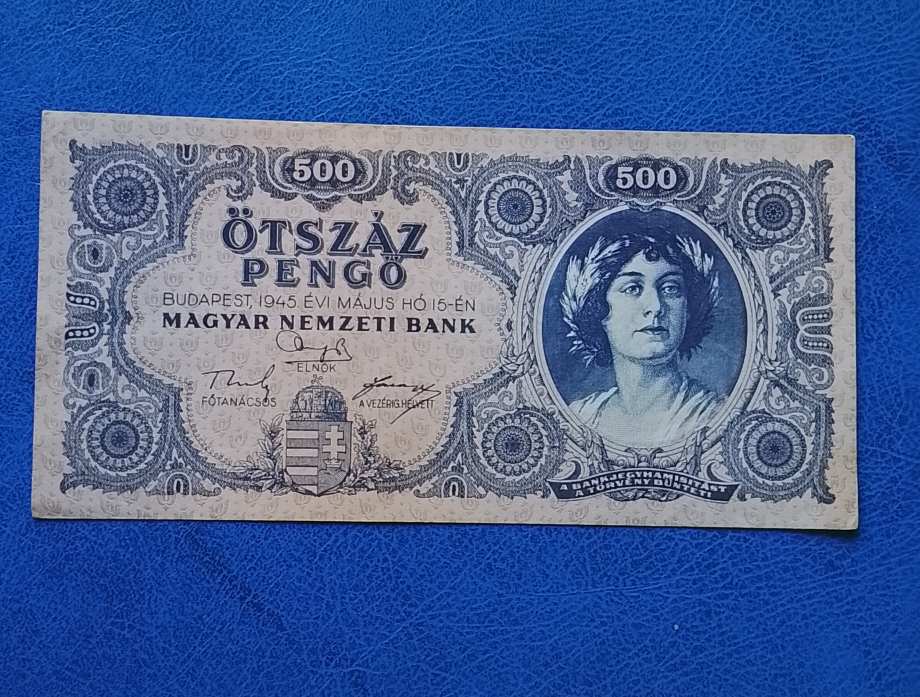 500 pengő 1945 EF+