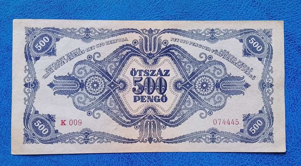 500 pengő 1945 EF+