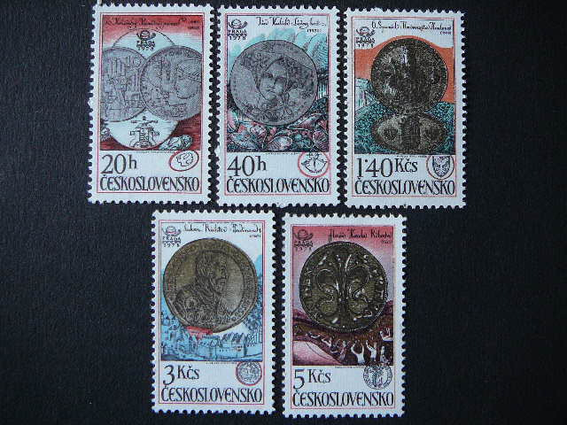 Csehszlovák postatiszta bélyegsor
