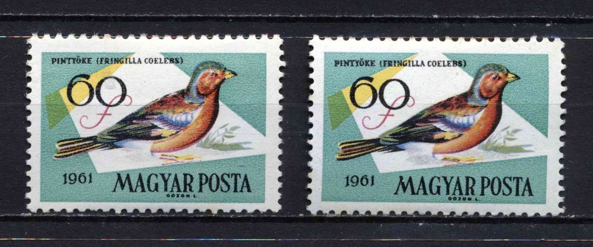 Tévnyomat! 1961 Madarak III. - színelcsúszás, postatiszta
