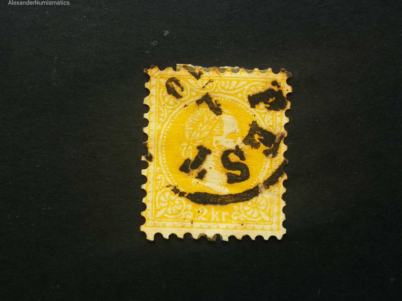 Magyarország 1867 Könyvnyomat 2 kr Pest F