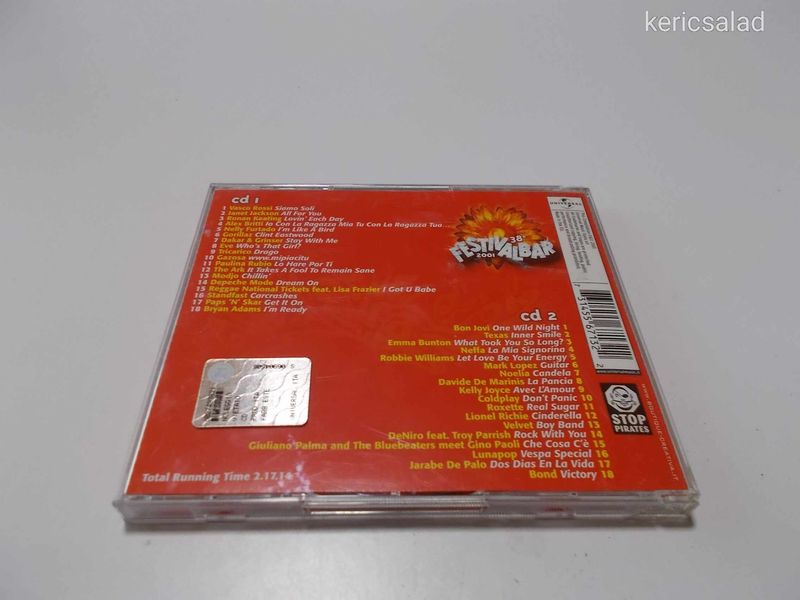 Festivalbar 2001 DUPLA cd 2001