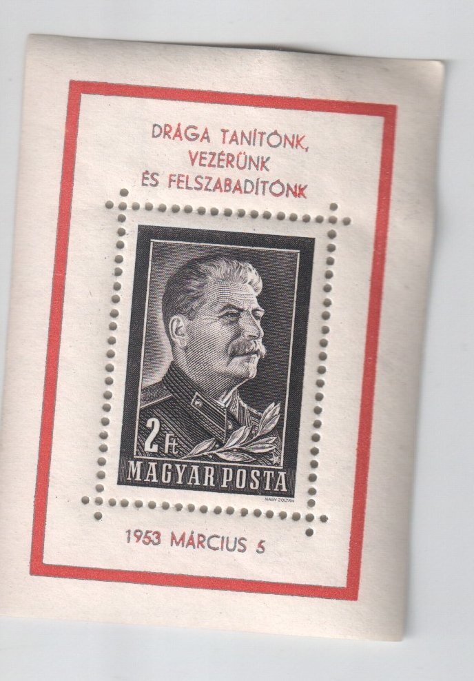 Sztálin gyászblokk / 1953