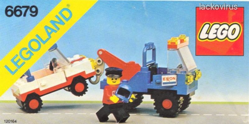 6679 lego Vontató